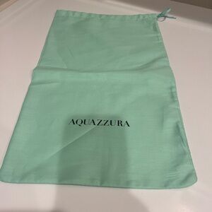 Aquazzura Light Green Shoe Bag